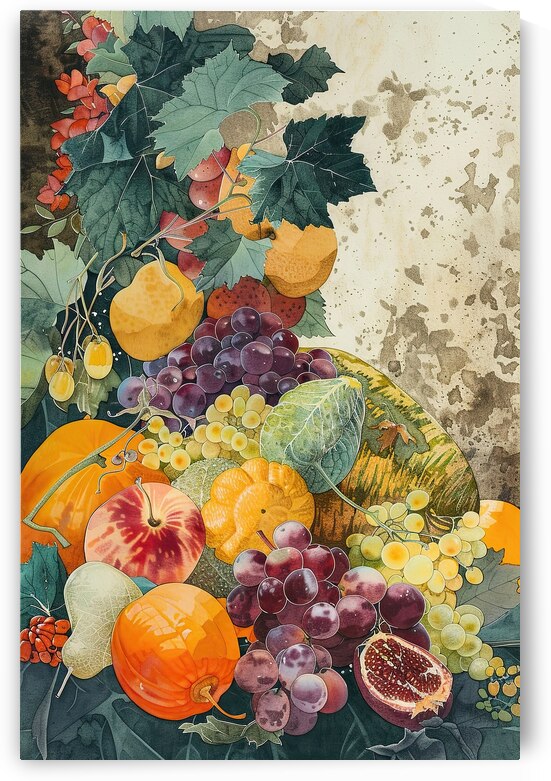 Autumn Harvest Bounty J9P4H2 62 by Abstract Rebellion