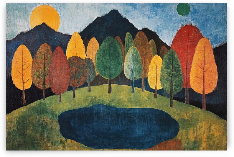 Autumn Grove Reverie H2N9P2 55 by Abstract Rebellion