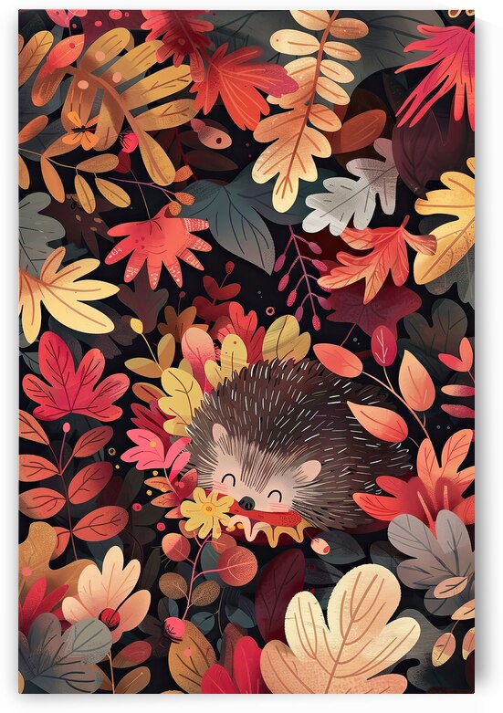 Autumn Hedgehog Nap 2H3N9B 45 by Abstract Rebellion