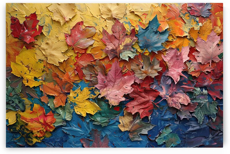 Autumn Leaves Cascade H2N3P9 60 by Abstract Rebellion