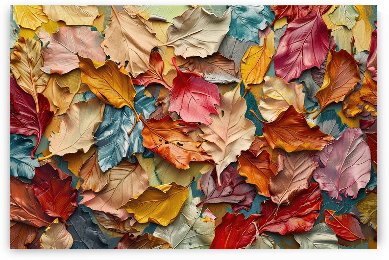 Autumn Leaves Cascade H2N9P2 69 by Abstract Rebellion