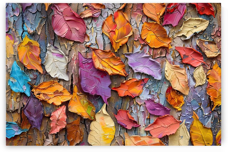 Autumn Leaves Cascade 28H9N5 64 by Abstract Rebellion