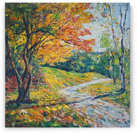 Autumn Pathway NZ9832 48 by Abstract Rebellion