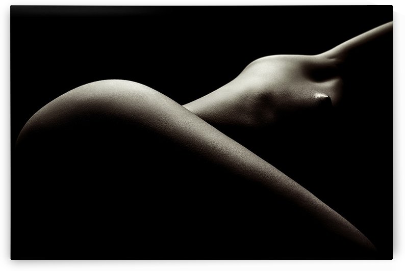 Nude woman bodyscape 44 by Johan Swanepoel