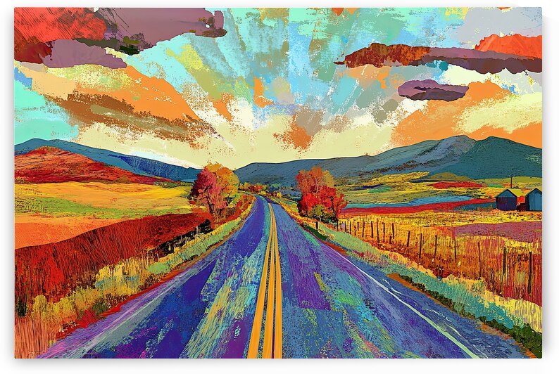 Autumn Road Home 29HBC8 57 by Abstract Rebellion