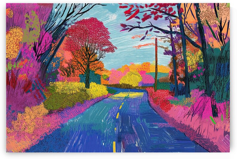 Autumn Road Reverie H9P4N2 53 by Abstract Rebellion