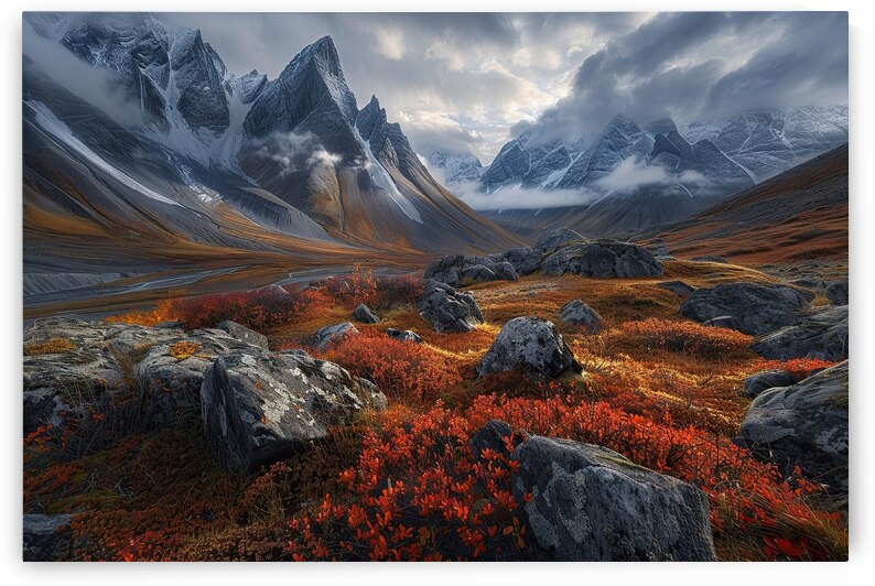 Autumn Valley Glow J9P4H2 69 by Abstract Rebellion