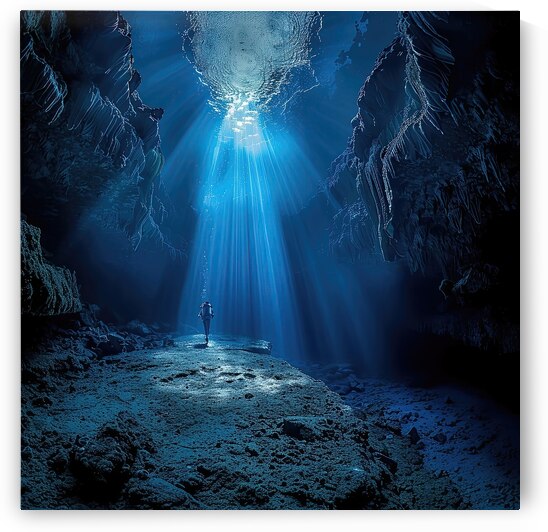 Azure Abyss Descent H9P4N2 69 by Abstract Rebellion