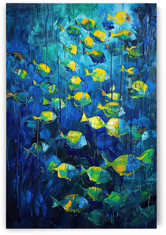 Azure Abyss Shoal H9P4N2 57 by Abstract Rebellion