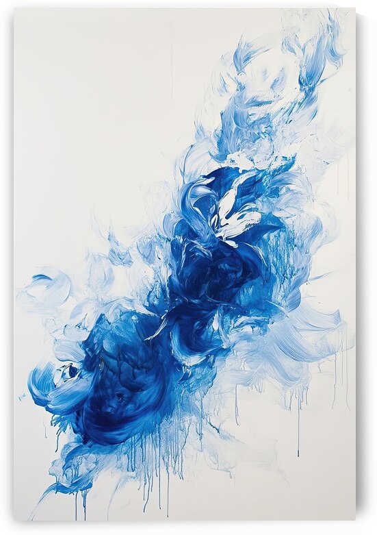 Azure Bloom Cascade 2H9N7P 48 by Abstract Rebellion