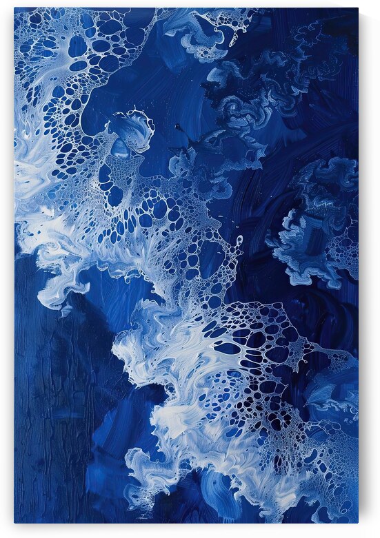 Azure Bloom Cascade Y9H2N5 57 by Abstract Rebellion