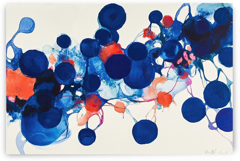 Azure Bloom Cascade H2N9P2 58 by Abstract Rebellion