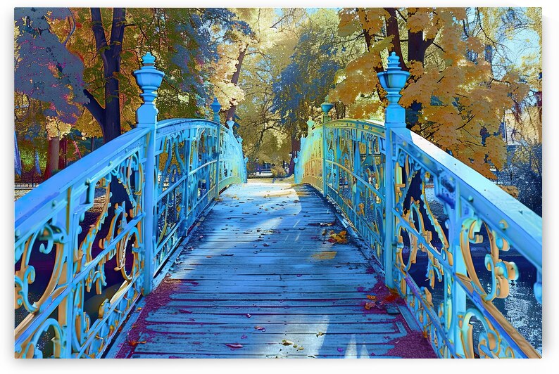 Azure Bridge Passage H92N3Z 47 by Abstract Rebellion