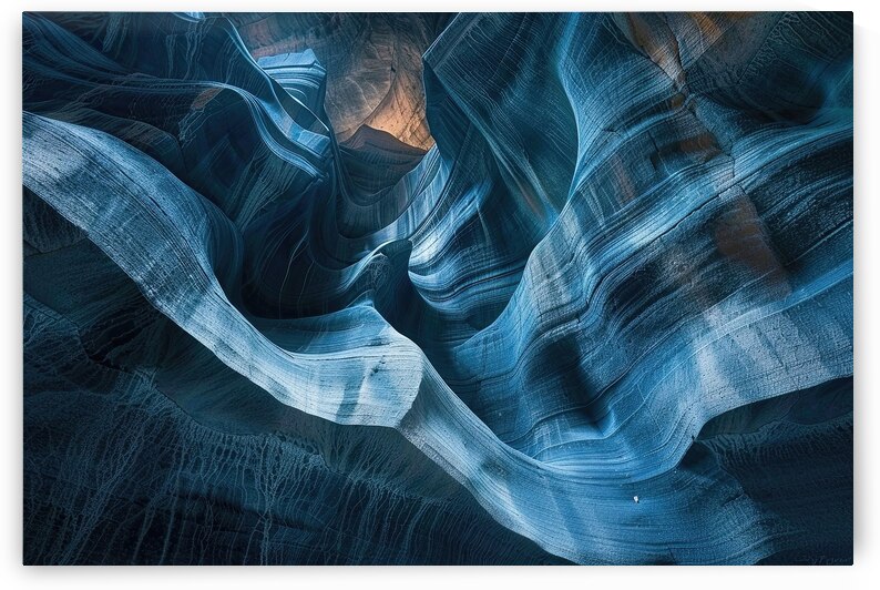 Azure Canyon Flow H2N9P4 69 by Abstract Rebellion