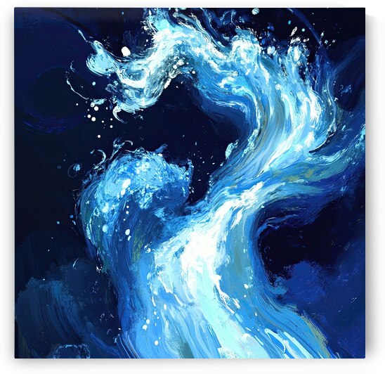 Azure Cascade Flow H9P4N2 52 by Abstract Rebellion