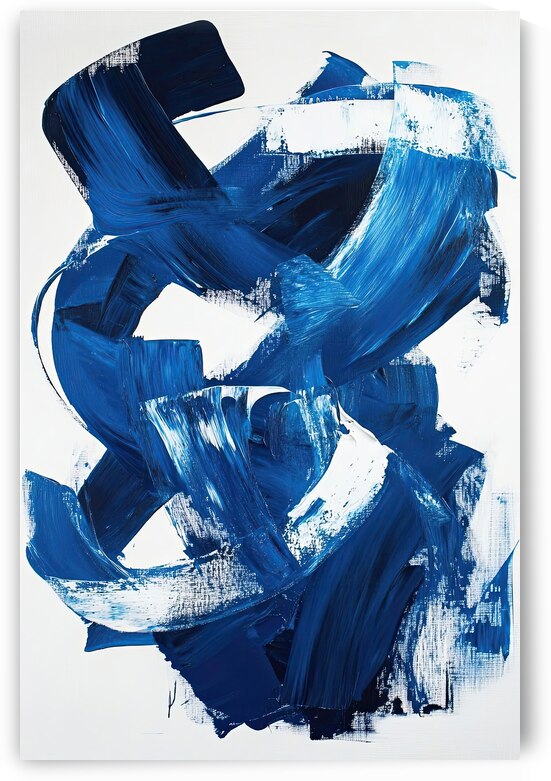 Azure Dance Of Blues Y392HJ 52 by Abstract Rebellion
