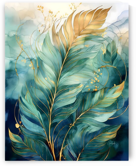 Flowing Palms by Pabodie Art