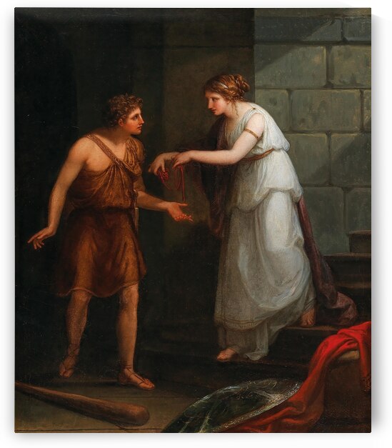 Theseus and Ariadne by Angelica Kauffmann [1741–1807] by MyCozyFineArt