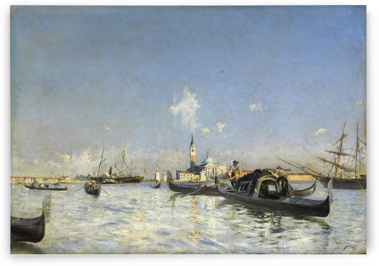 The Island of San Giorgio in Venice by Giovanni Boldini