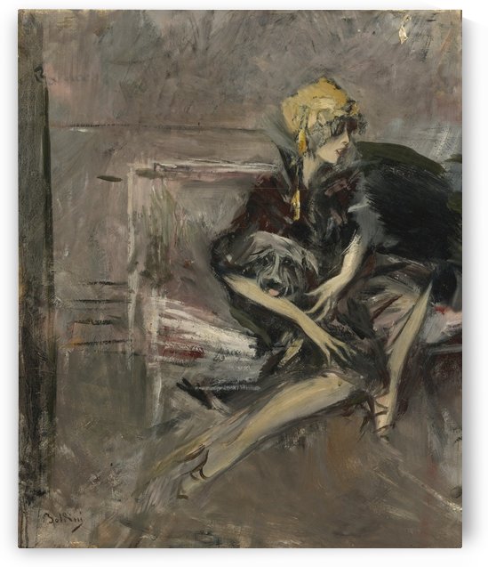 Lady in Yellow by Giovanni Boldini