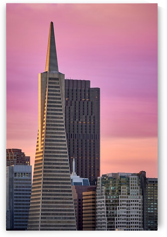 TransAmerica Pyramid San Francisco Sunrise by Ryan Cameron