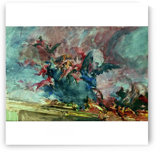 Project of Decoration 'Parte di un Soffitto del Tiepolo by Giovanni Boldini