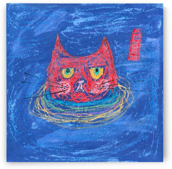 Cat in the Swim by Robert Burton