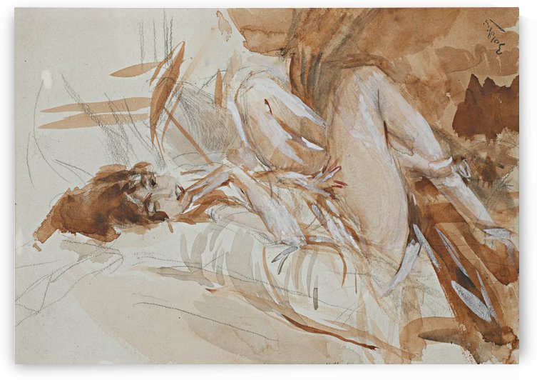 Reclining Lady by Giovanni Boldini