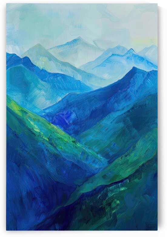 Azure Mountain  Majesty H3N2P9 50 by Abstract Rebellion