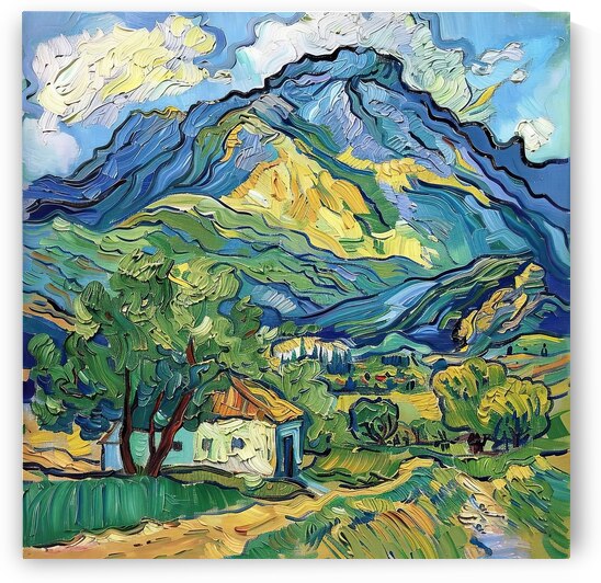 Azure Mountain Harmony H3N2P9 65 by Abstract Rebellion