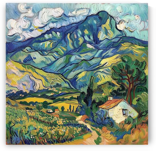 Azure Mountain Vista H2N9P2 65 by Abstract Rebellion