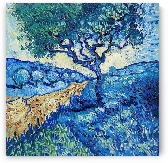 Azure Olive Grove N295ZB 68 by Abstract Rebellion