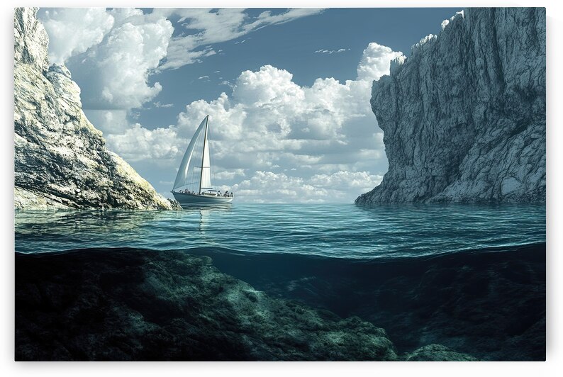 Azure Passage 5H2N9Z 45 by Abstract Rebellion