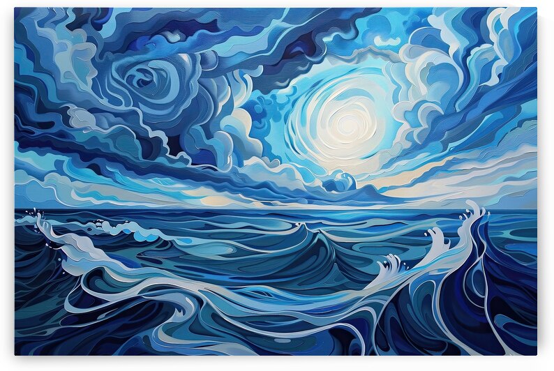 Azure Ocean Whirl K29H8N 57 by Abstract Rebellion