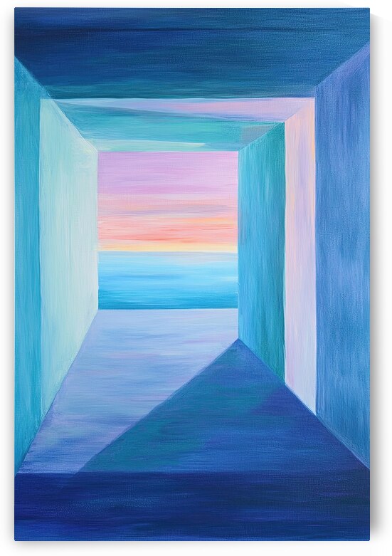Azure Passage Sunset View H2N9P4 58 by Abstract Rebellion