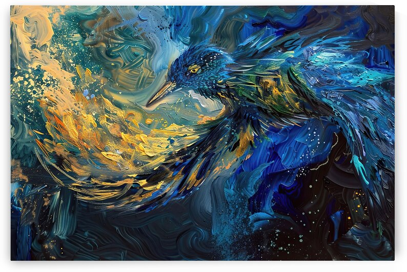 Azure Phoenix Rising 23HBCJ 60 by Abstract Rebellion