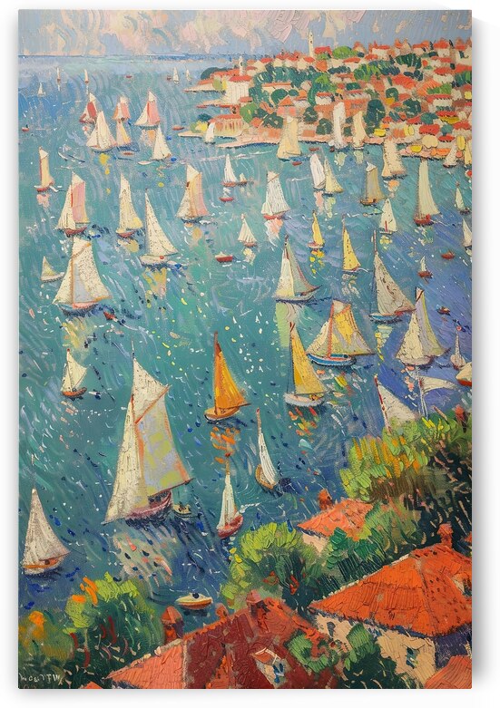 Azure Regatta Bliss Y92H7N 53 by Abstract Rebellion