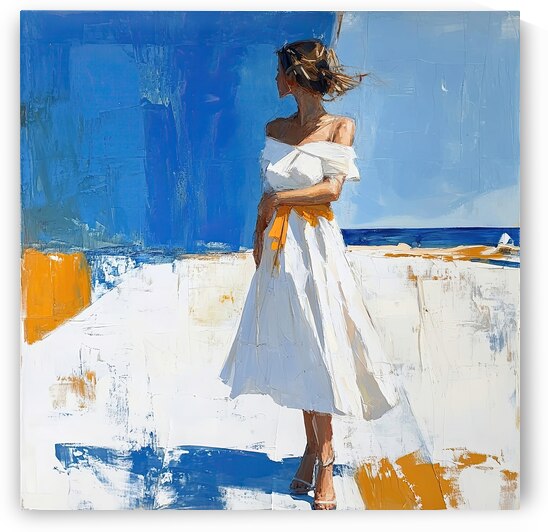 Azure Reverie By The Sea Y9Z7N2 55 by Abstract Rebellion