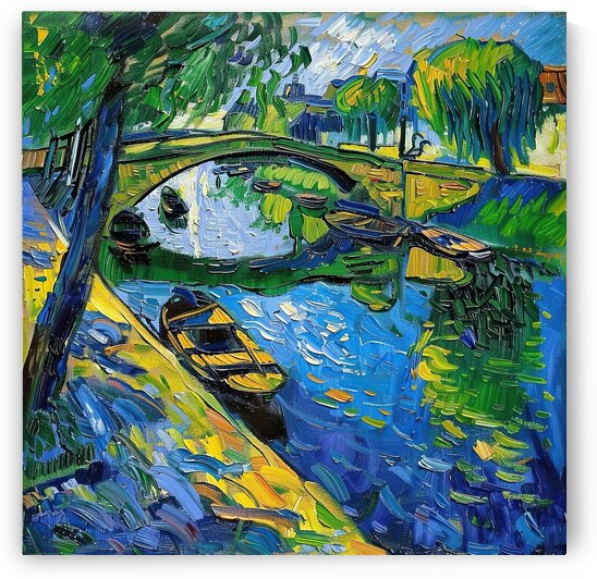 Azure River Passage H3N9B2 66 by Abstract Rebellion