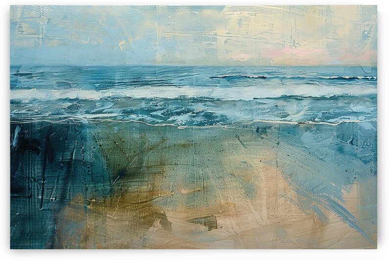 Azure Seascape Dawn H2N9P4 45 by Abstract Rebellion