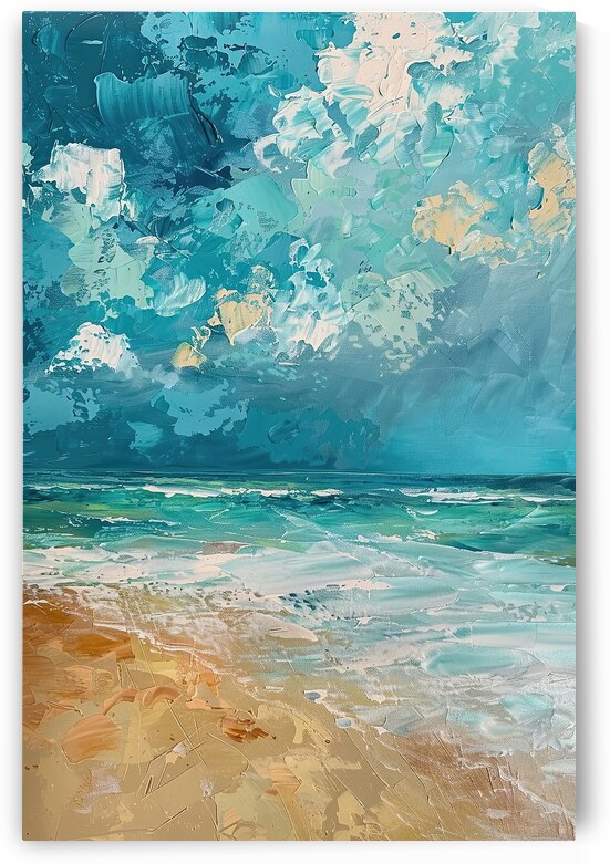 Azure Seascape NH7W92 51 by Abstract Rebellion