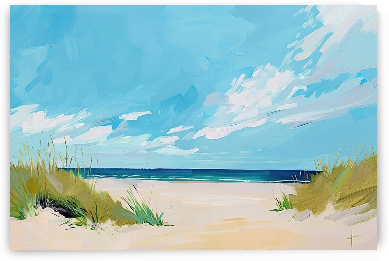 Azure Seascape Serenity H2N9P2 51 by Abstract Rebellion