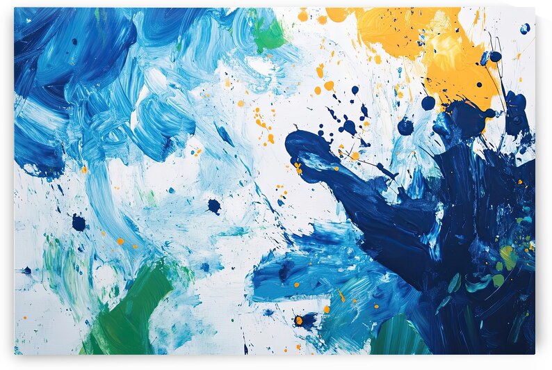 Azure Symphony Splash H2N9B 48 by Abstract Rebellion