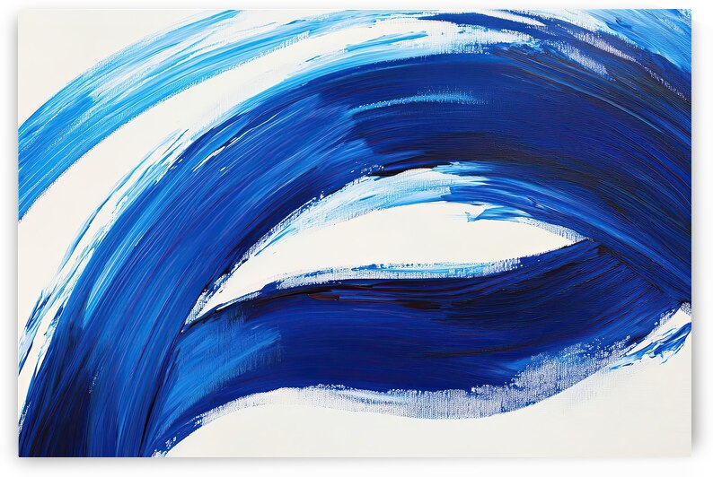 Azure Waves Embrace H2N9P4 50 by Abstract Rebellion
