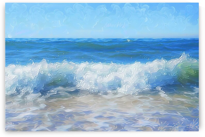 Azure Waves Embrace H29P3N 45 by Abstract Rebellion