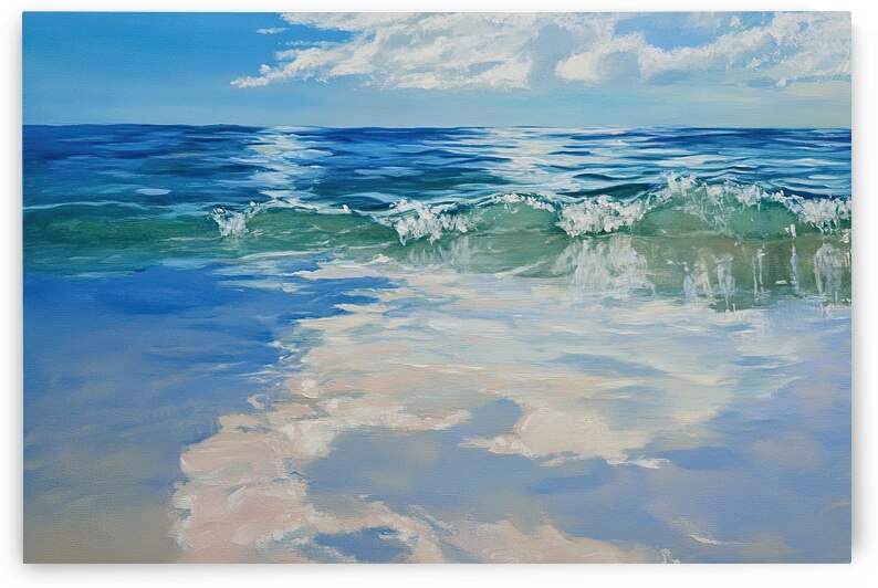 Azure Waves Whisper 29H8N 47 by Abstract Rebellion