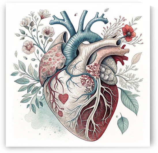 Le coeur fleuri by Marmaryne