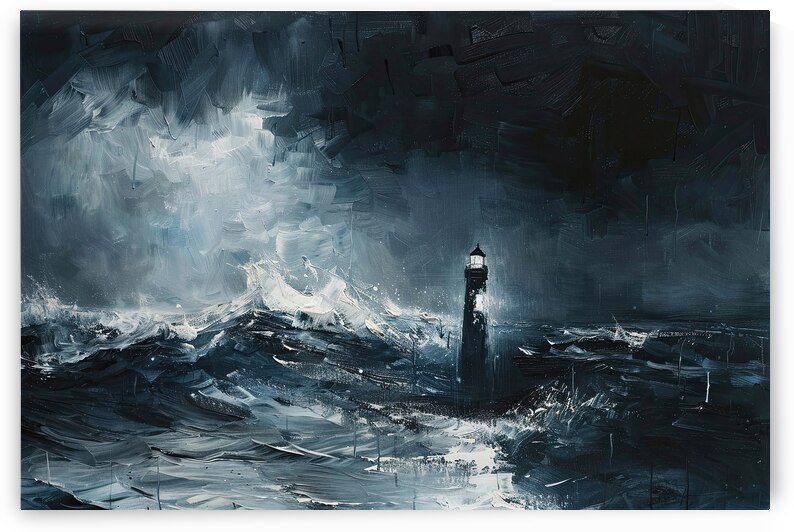 Beacon Amidst Tempest J9K4N2 60 by Abstract Rebellion