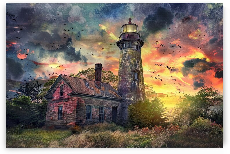 Beacon Twilight Flock 92HJ8 52 by Abstract Rebellion