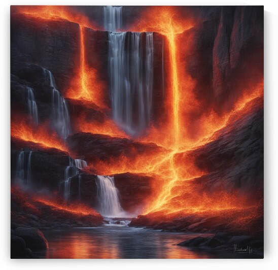 Teardrop Fire Waterfall by CouplesTravels